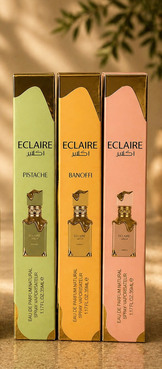 SET 4 PARFUMURI DAMA - ECLAT VANILLA 100ML + ECLAIRE PISTACHE 35ML + ECLAIRE BANOFFEE 35ML + ECLAIRE VANILLA 35ML