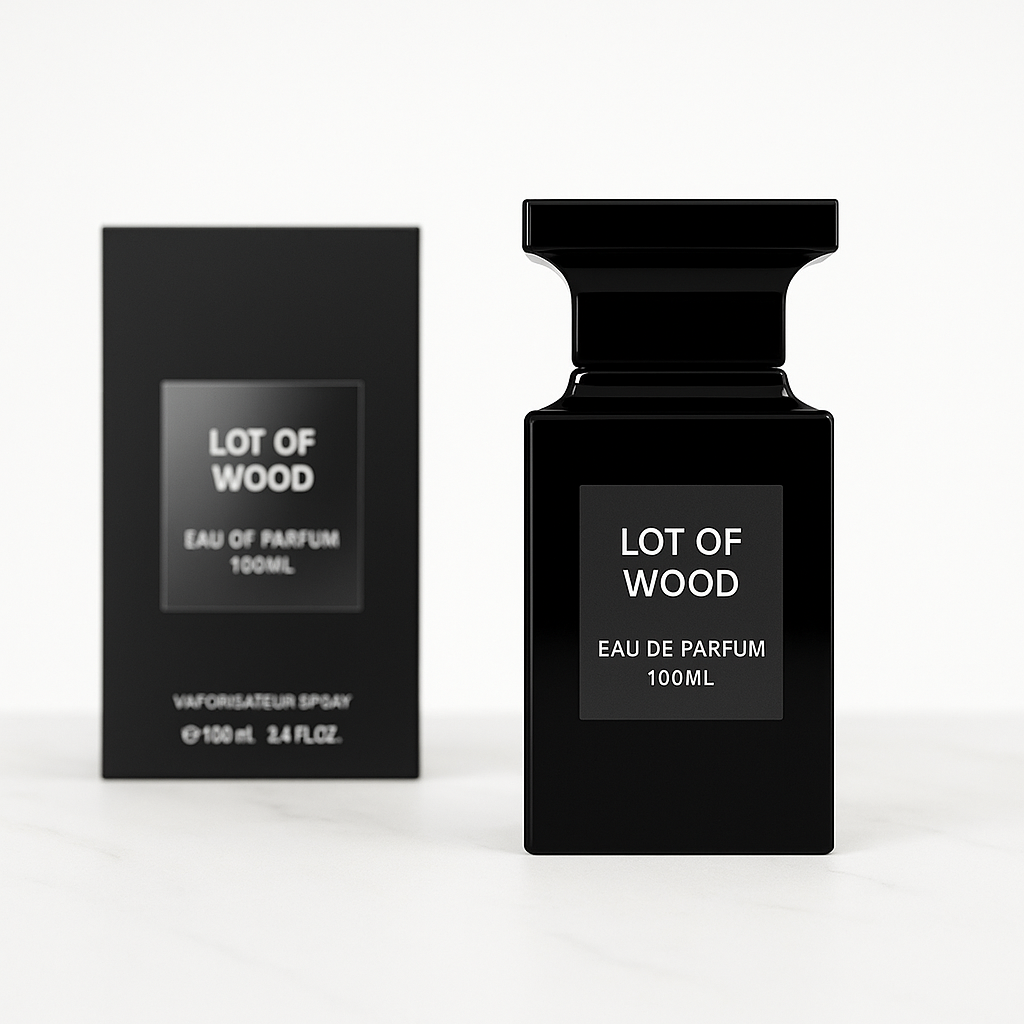 SET 1 parfum dama + 1 parfum bărbătesc - LOT OF CHERRY + LOT OF WOOD 100ml