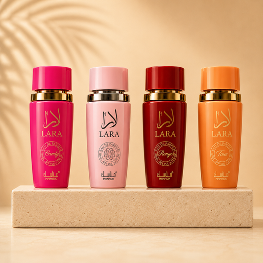 OFERTA 4 PARFUMURI DAMA 100ML - LARA CANDY + LARA TOUS + LARA PINK + LARA ROUGE