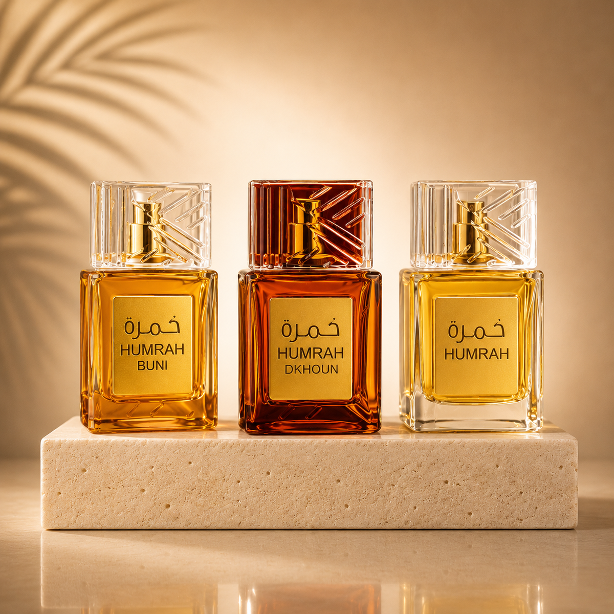 OFERTA 3 PARFUMURI UNISEX 100ML - HUMRAH + HUMRAH BUNI + HUMRAH DKHOUN