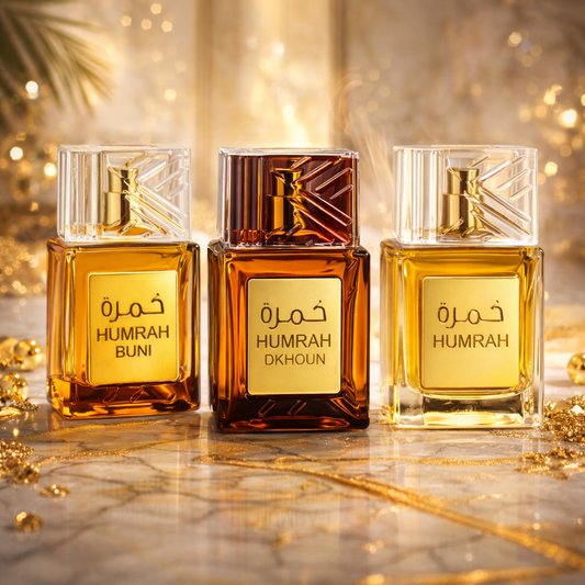 OFERTA 3 PARFUMURI DAMA 100ML - HUMRAH + HUMRAH BUNI + HUMRAH DKHOUN