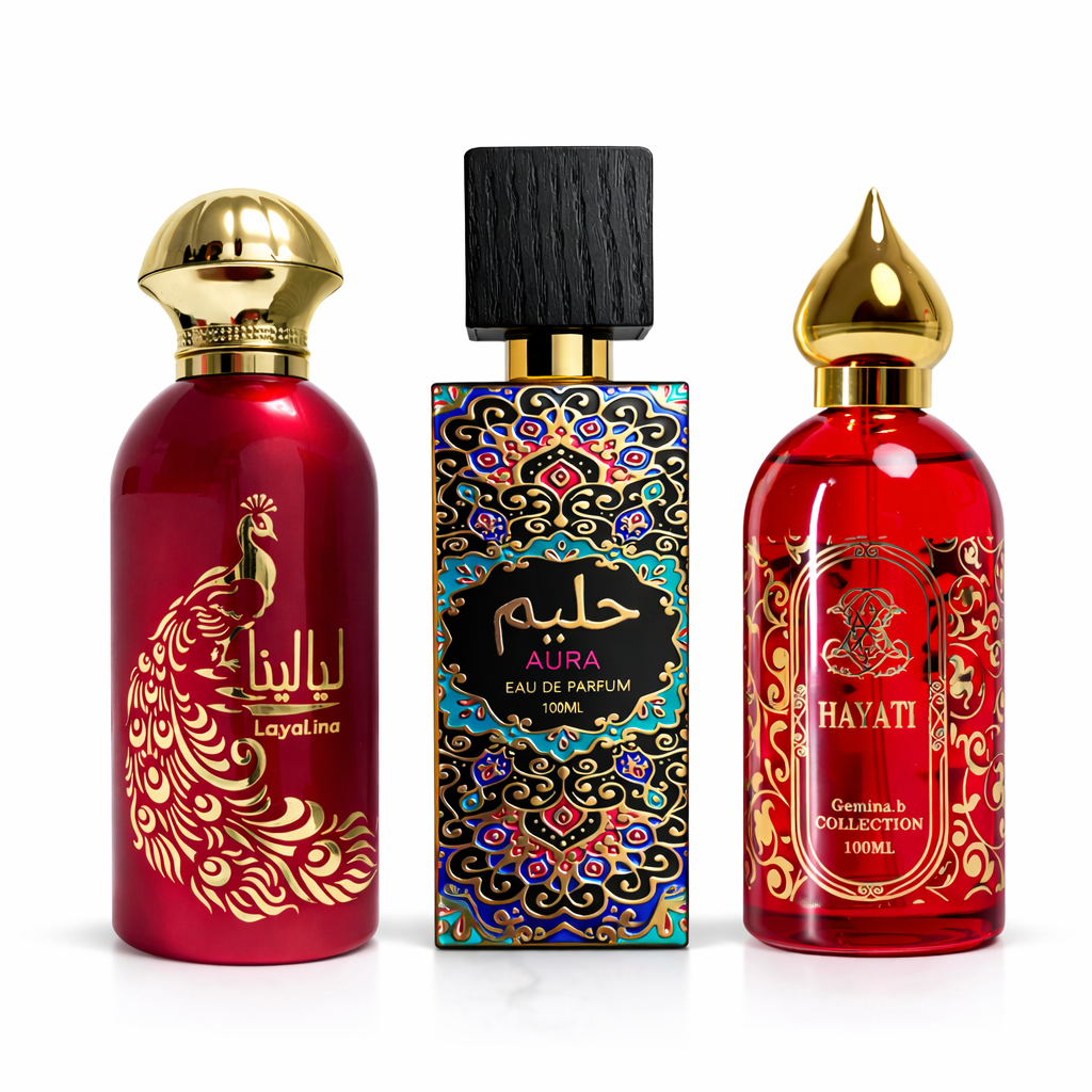 OFERTA 3 PARFUMURI DAMA - LAYALINA + AURA + HAYATI