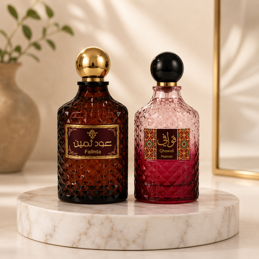 OFERTA 1 + 1 PARFUMURI UNISEX 100ML -  FALLINTA OUD THAMEEN+ QHAWAFI