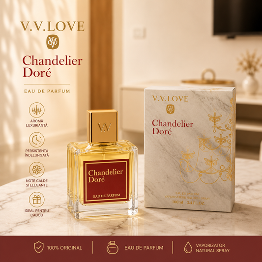 OFERTA 4 PARFUMURI DAMĂ 100ml - MRS WAY + IS + OLUMPILS + CHANDELIER DORE