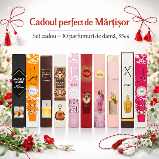 SET 10 PARFUMURI DAMA 35ml - COLECTIA DE MARTISOR