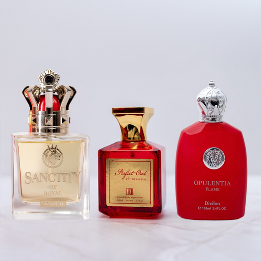 OFERTA 2+1 PERFECT OUD, OPULENTIA RED, SANCITY OF ROYAL ABDOLUTE (dama)