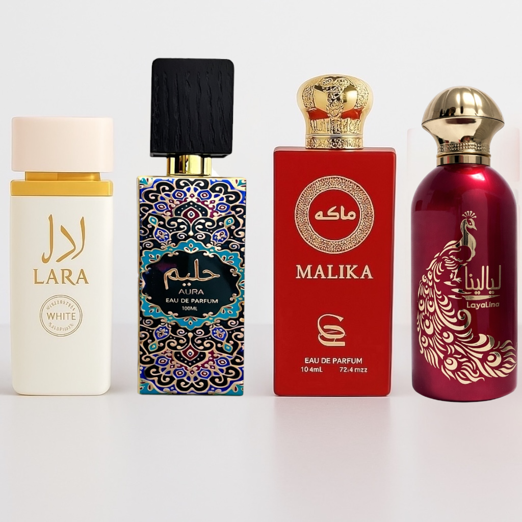 OFERTA 4 PARFUMURI DAMA - LAYALINA + MALIKA + AURA + LARA WHITE