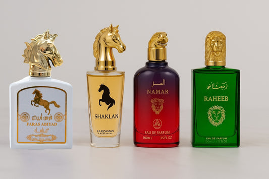 OFERTA 2+2 SHAKLAN, FARAS ABYAD, RAHEEB, NAMAR (barbati)