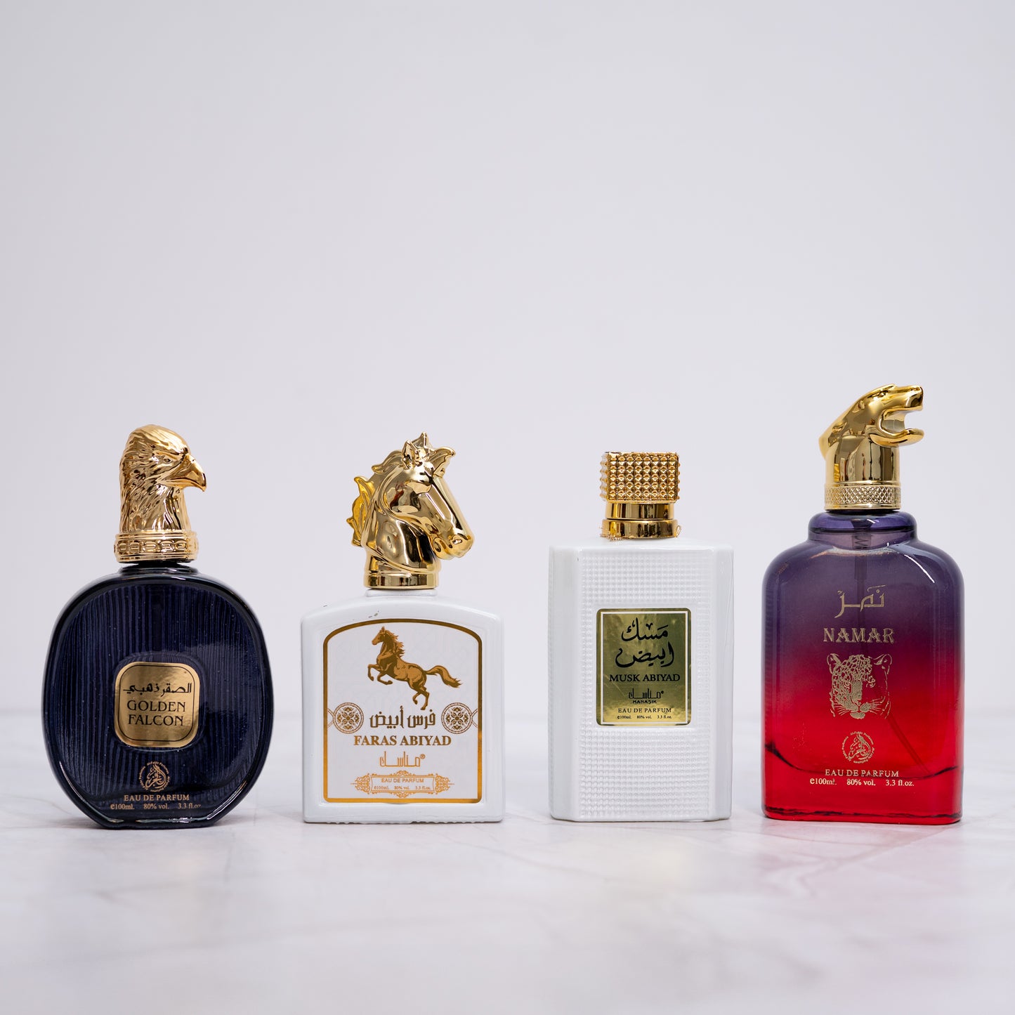 OFERTA 2+2  NAMAR, MUSK ABYAD, GOLDEN FALCON, FARAS ABYAD (barbati)